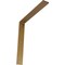 Ekena Millwork Hamilton Steel Bracket, Hammered Gold 2"W x 14"D x 14"H BKTM02X14X14HAHGO - alternate 1